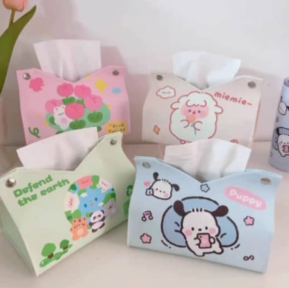Tissue Holder in Green